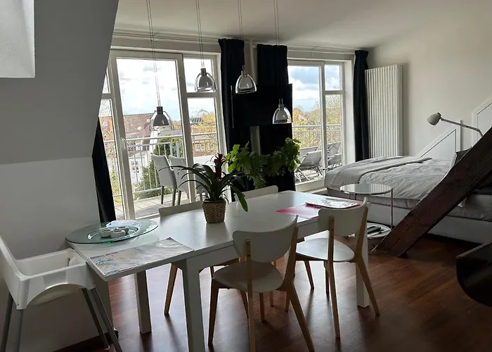 Dachstudio Im Geteviertel - Citynah Apartment Bremen
